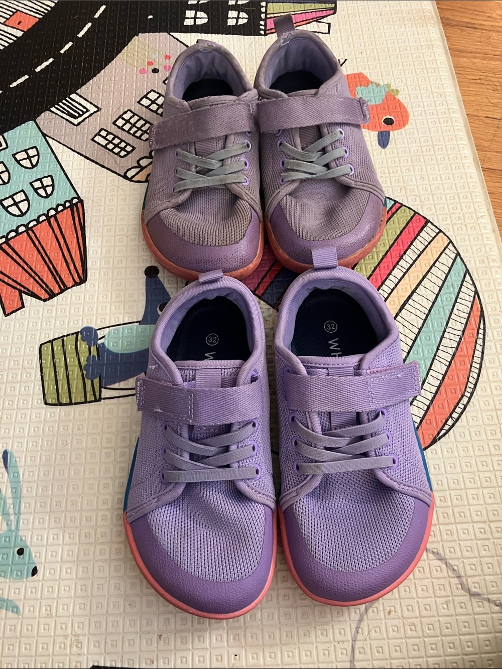 WHITIN Purple Kids Sneakers x2